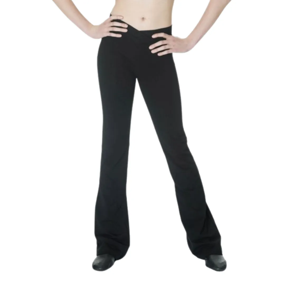 Studio 7 Adult's Long Jazz Pants - Black