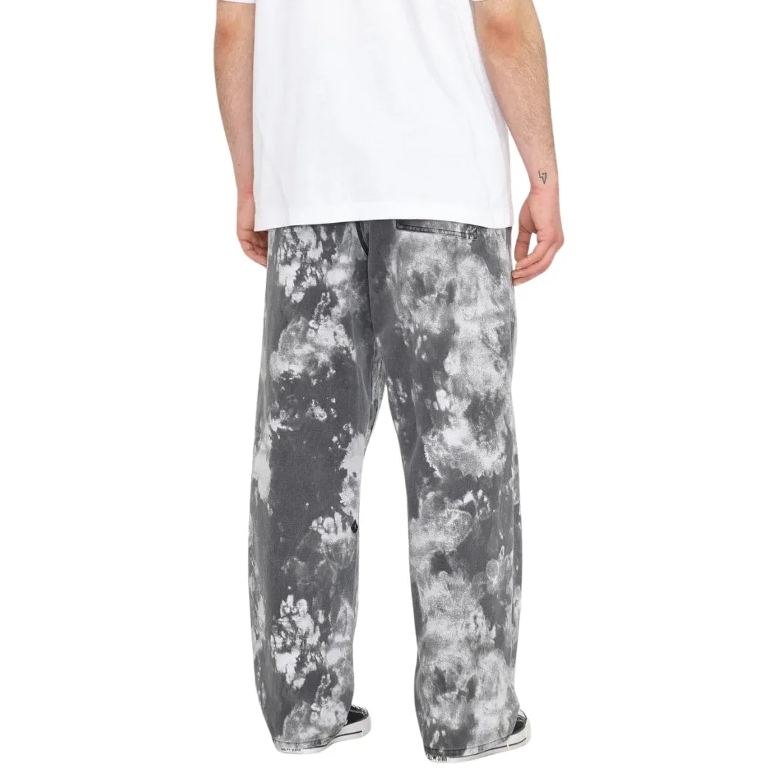 Volcom Asphalt Beach Pant - Black White