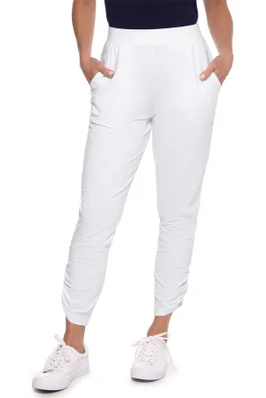 Women's Cafe Ruche Pants | White