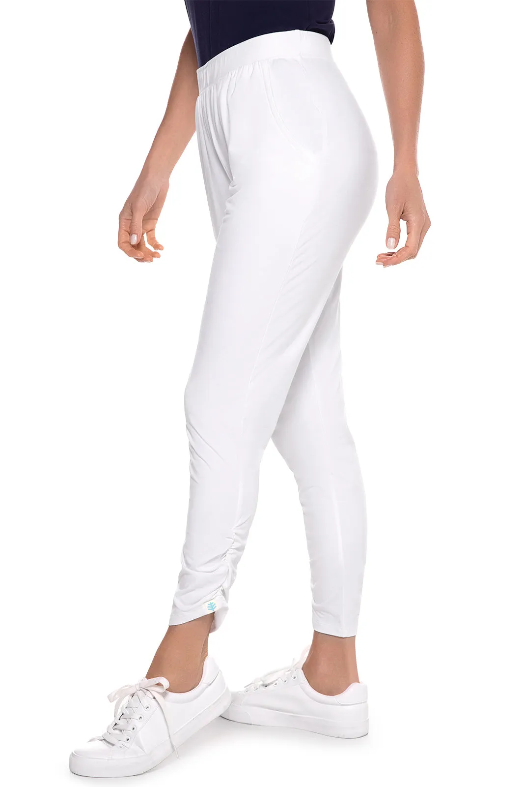 Women's Cafe Ruche Pants | White