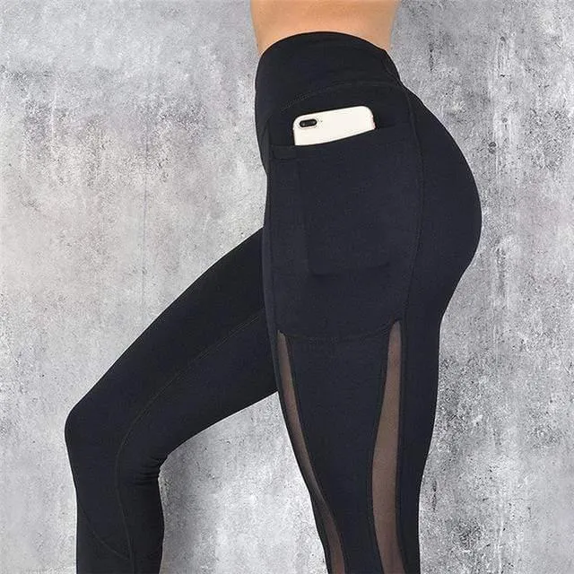 Women's High Waist Workout Leggings w/ Pockets