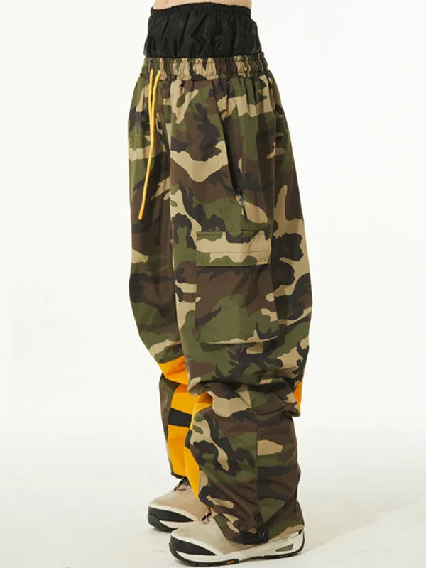 Women's SWAGLI Cozy Camo Baggy Snow Pants