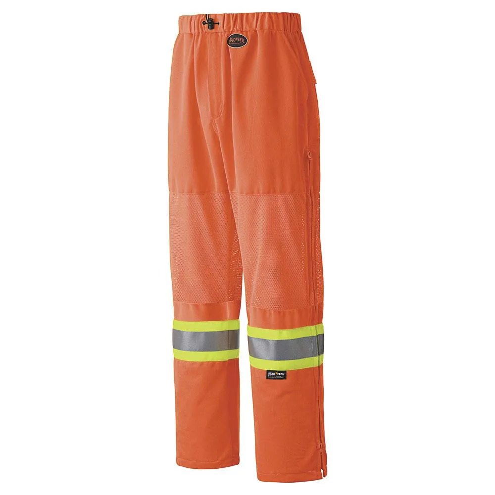 Work Pants - Pioneer Unisex Hi-Viz Poly Knit Traffic Safety Pant, 5999P / 6001P / 6003P