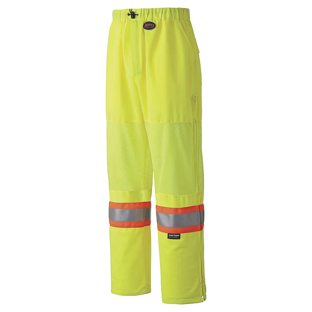 Work Pants - Pioneer Unisex Hi-Viz Poly Knit Traffic Safety Pant, 5999P / 6001P / 6003P